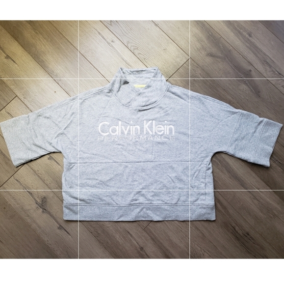 Calvin Klein Sweaters - Calvin Klein Performace logo crop sweater